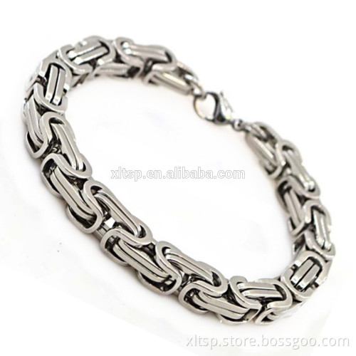 Black Motorcycle Chain Cheap Stainless Steel Bracelet For Men